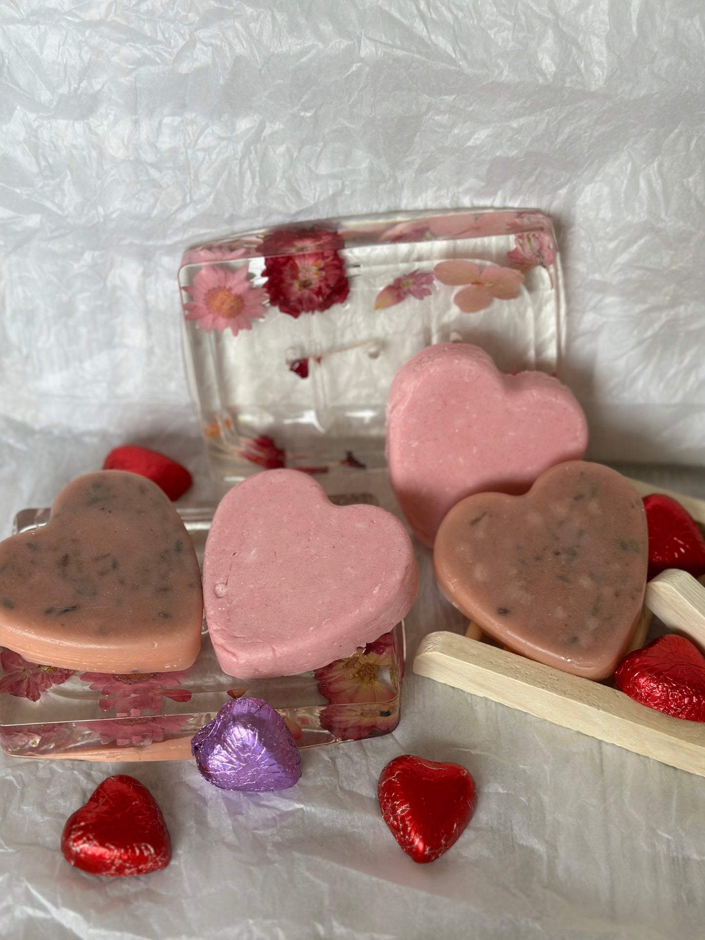 The Honey Lavender Conditioner Bar Valentines Day Edition