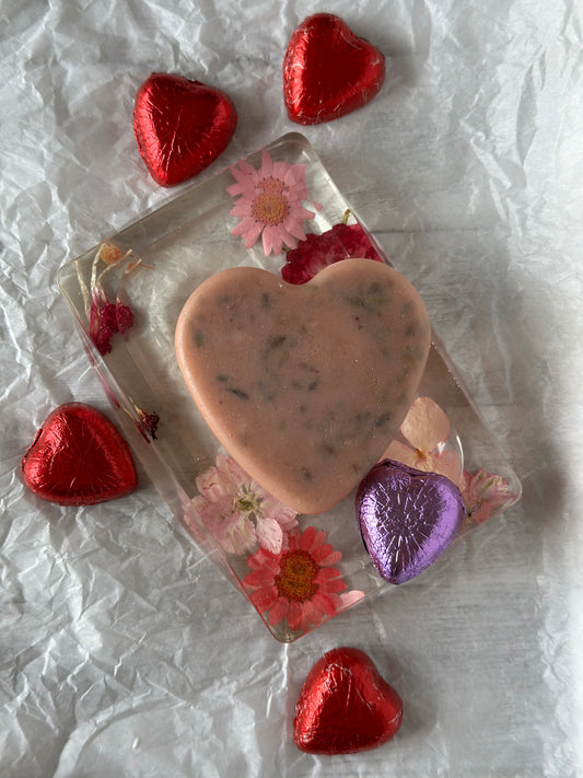 The Honey Lavender Conditioner Bar Valentines Day Edition